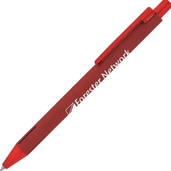 Halo Soft Touch Gel Metal Pen