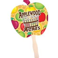 Hand Fan - Apple - Full Color - 24 hr