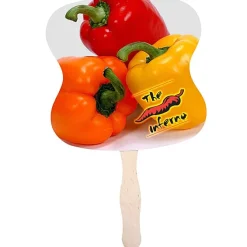Hand Fan - Hourglass - Full Color