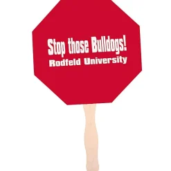 Hand Fan - Stop Sign