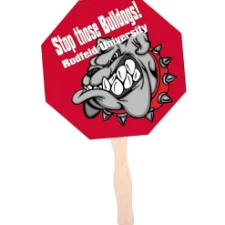 Hand Fan - Stop Sign - Full Color - 24 hr