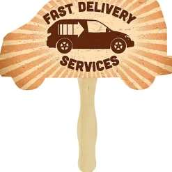 Hand Fan - Truck - Full Color