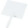 Hand Fan with Plastic Handle - Square