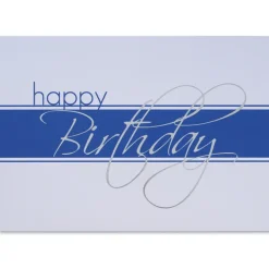 Happy Birthday Stripe Greeting Card