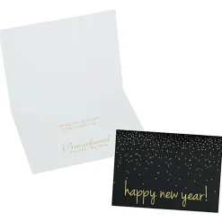 Happy New Year Confetti Greeting Card