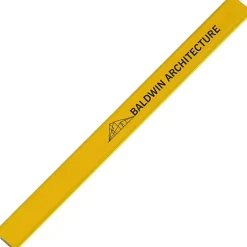Hard Lead Enamel Finish Carpenter Pencil - 24 hr
