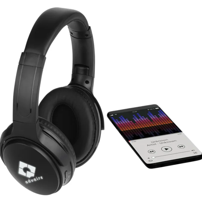 Harlow Light-Up Logo Bluetooth Headphones