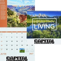 Healthy Living Calendar - Spiral