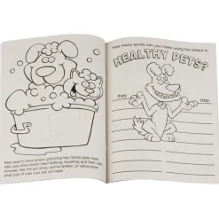Healthy Pets Are Happy Pets Coloring Book