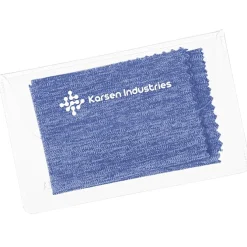 Heathered Cleaning Cloth in Printed Pouch