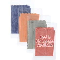 Heathered Cleaning Cloth in Printed Pouch - 24 hr