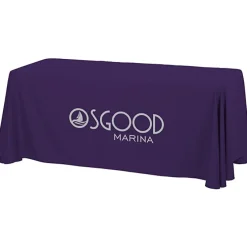 Hemmed Closed-Back Poly/Cotton Table Throw - 6'