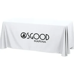 Hemmed Closed-Back Poly/Cotton Table Throw - 6'
