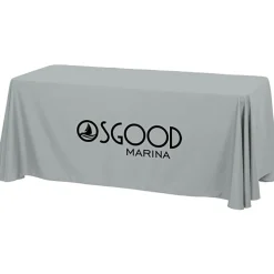Hemmed Closed-Back Poly/Cotton Table Throw - 6'