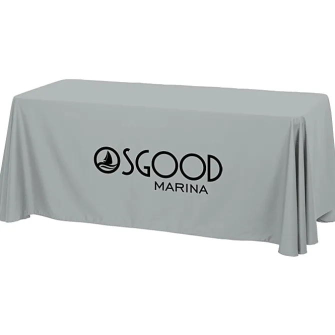 Hemmed Closed-Back Poly/Cotton Table Throw - 6'