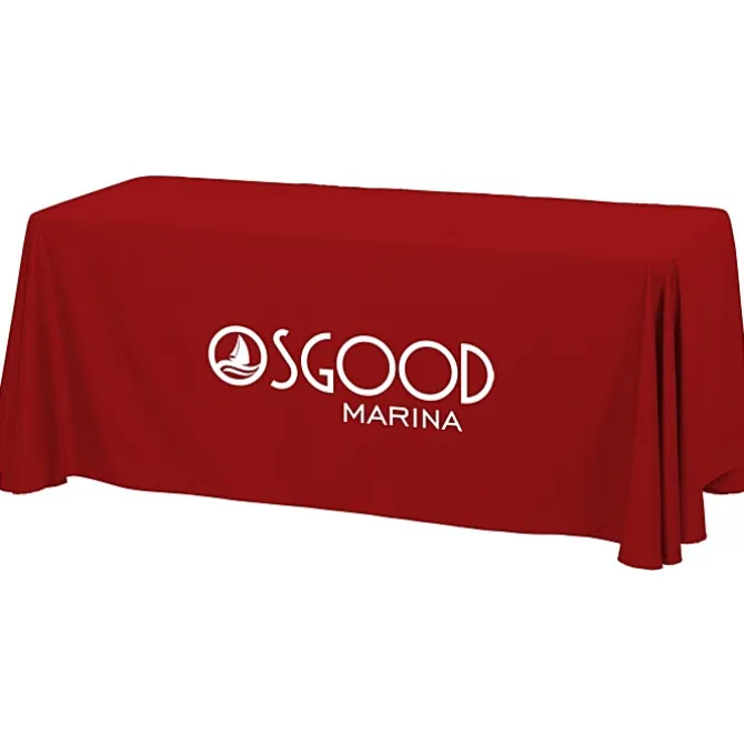 Hemmed Closed-Back Poly/Cotton Table Throw - 6'