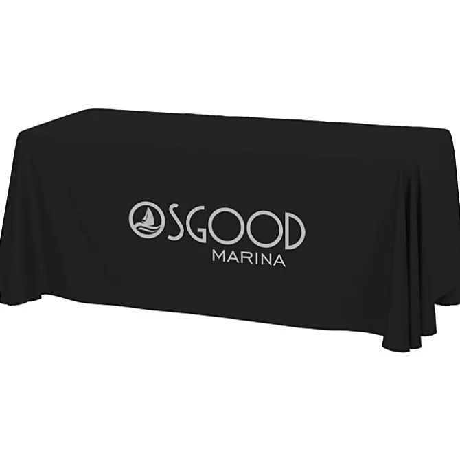 Hemmed Closed-Back Poly/Cotton Table Throw - 6'
