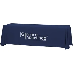 Hemmed Closed-Back Poly/Cotton Table Throw - 8'