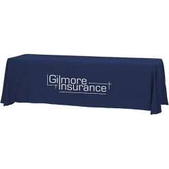 Hemmed Closed-Back Poly/Cotton Table Throw - 8' - 24 hr