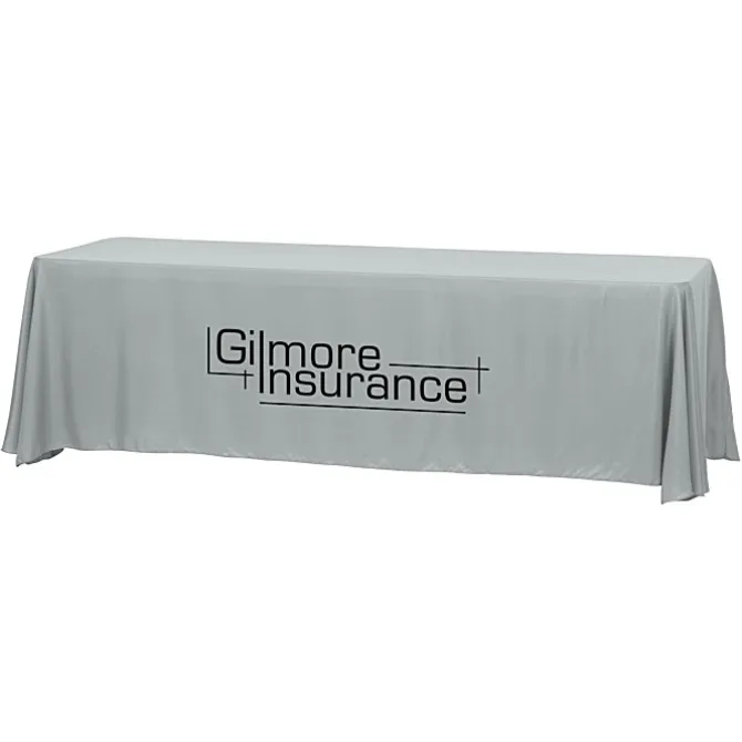 Hemmed Closed-Back Poly/Cotton Table Throw - 8' - 24 hr