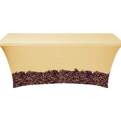 Hemmed Closed-Back UltraFit Table Cover - 6 feet - Full Color