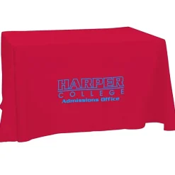 Hemmed Open-Back Poly/Cotton Table Throw - 4'