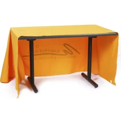 Hemmed Open-Back Poly/Cotton Table Throw - 4'