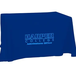 Hemmed Open-Back Poly/Cotton Table Throw - 4'