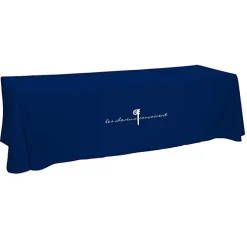 Hemmed Open-Back Poly/Cotton Table Throw - 8'