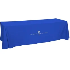 Hemmed Open-Back Poly/Cotton Table Throw - 8'