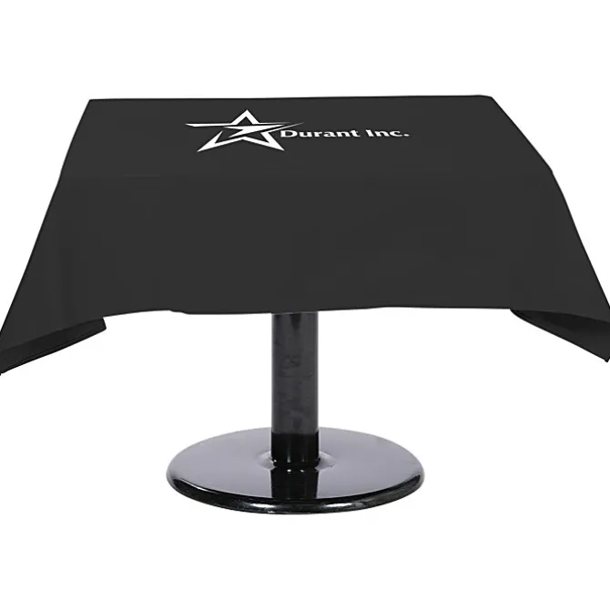 Hemmed Poly/Cotton Table Throw - Square