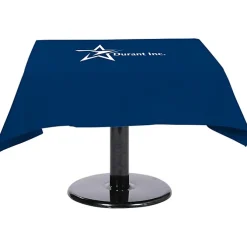 Hemmed Poly/Cotton Table Throw - Square