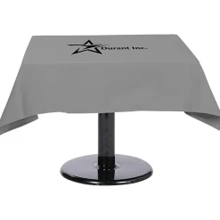 Hemmed Poly/Cotton Table Throw - Square