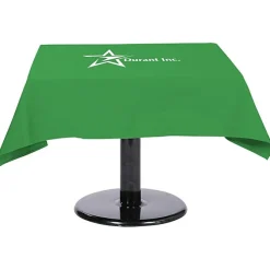 Hemmed Poly/Cotton Table Throw - Square - 24 hr
