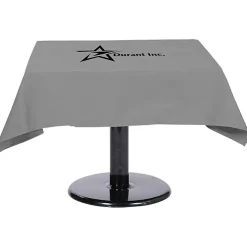 Hemmed Poly/Cotton Table Throw - Square - 24 hr