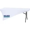Hemmed UltraFit Cross Over Table Cover - 6 feet - Full Color