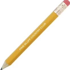 Hex Golf Pencil with Eraser