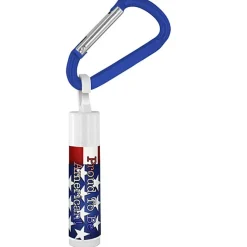 Holiday Lip Balm with Carabiner - Stars & Stripes