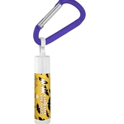 Holiday Lip Balm with Carabiner - Bats & Candy Corn