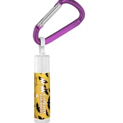 Holiday Lip Balm with Carabiner - Bats & Candy Corn