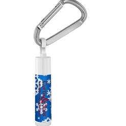 Holiday Lip Balm with Carabiner - Snowflakes