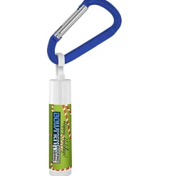 Holiday Lip Balm with Carabiner - Candy Canes - 24 hr