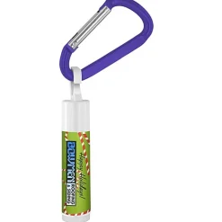 Holiday Lip Balm with Carabiner - Candy Canes - 24 hr