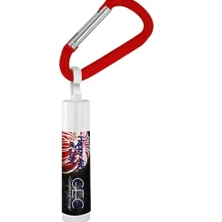 Holiday Lip Balm with Carabiner - Fireworks