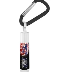 Holiday Lip Balm with Carabiner - Fireworks - 24 hr