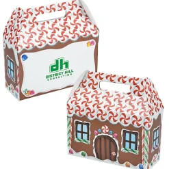 House Shape Box - Gingerbread