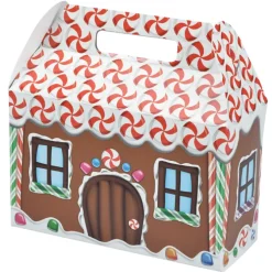 House Shape Box - Gingerbread