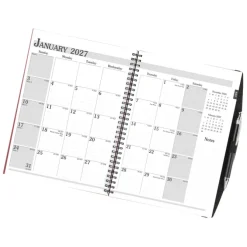 Hybrid Monthly Planner Notebook with Pen