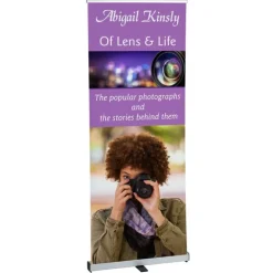 Ideal Retractable Banner Display - 31-1/2 inches