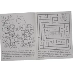 I Love My New Home Coloring Book
